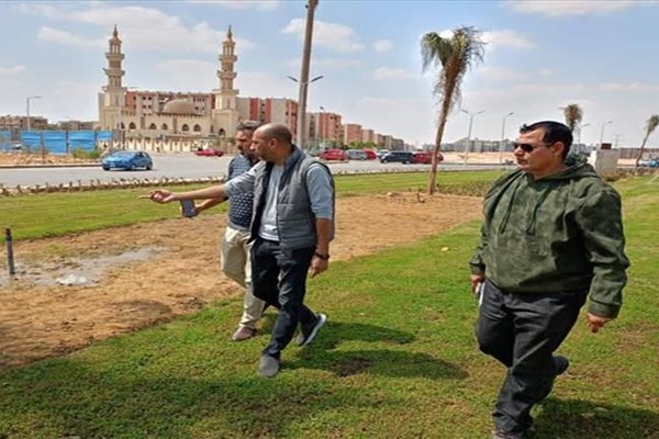 زراعة أكثر من 20 ألف شتلة زهور متنوعة واستبدال النجيل التالف في الشروق